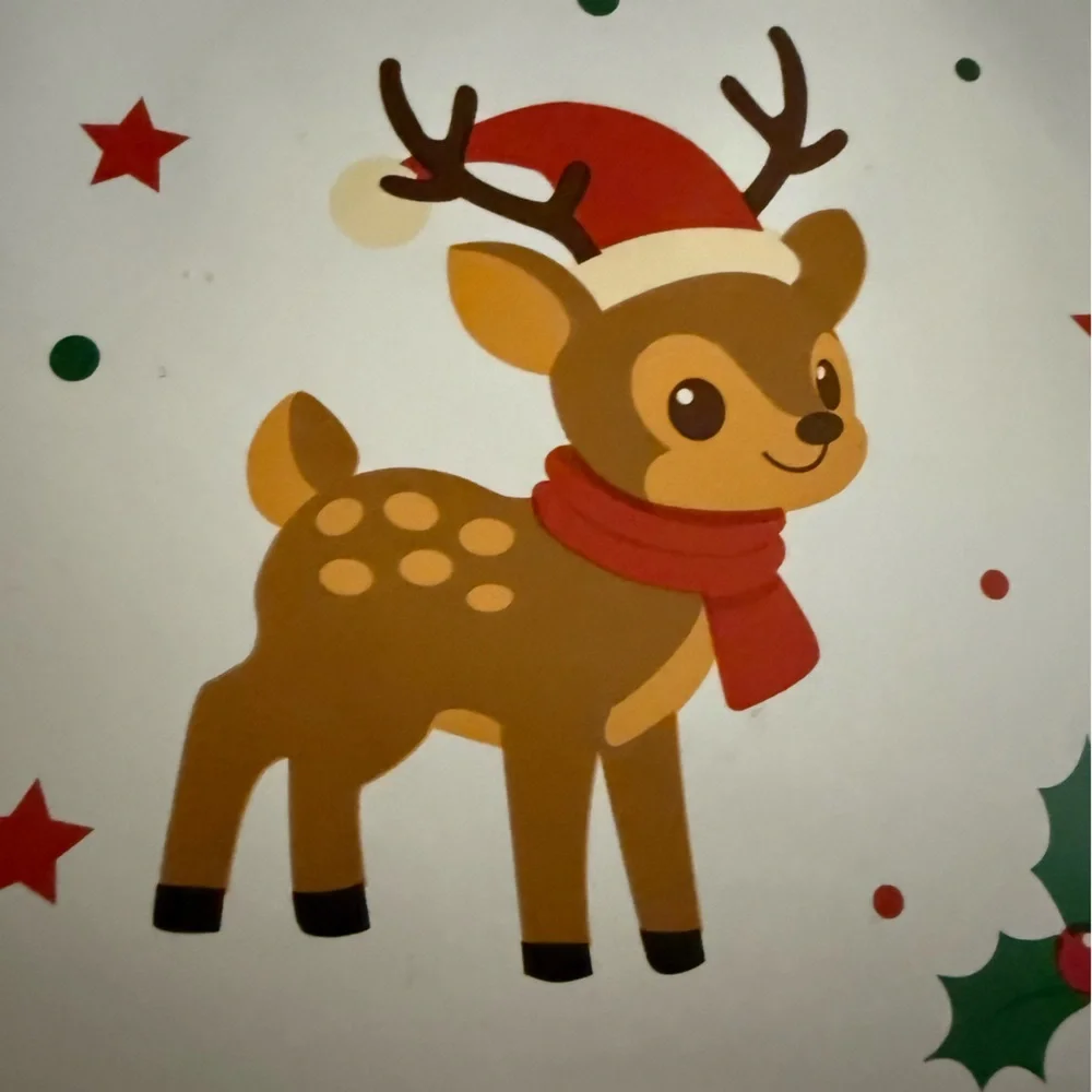 Festive Reindeer‎ and Christmas Tree Poly Mailers - 10x13” - 10 Pack